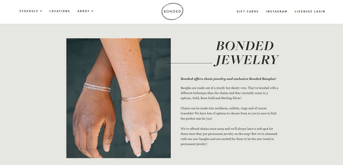 Bonded Bracelets screenshot.