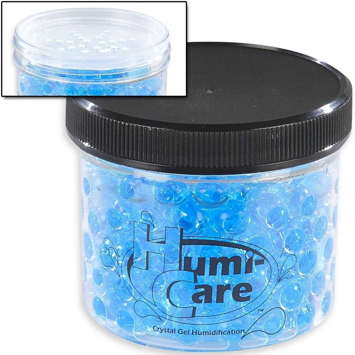 Humi-Care gel bead humidifier jar (blue)