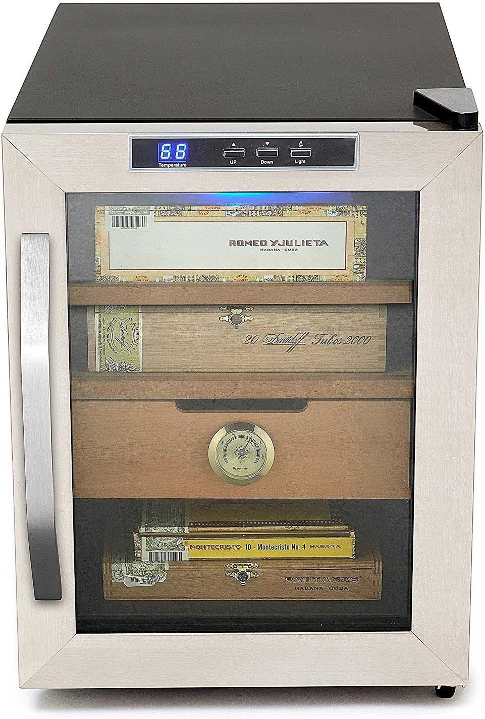 Whynter CHC-120S stainless steel cigar cooler (250 cigar capacity)