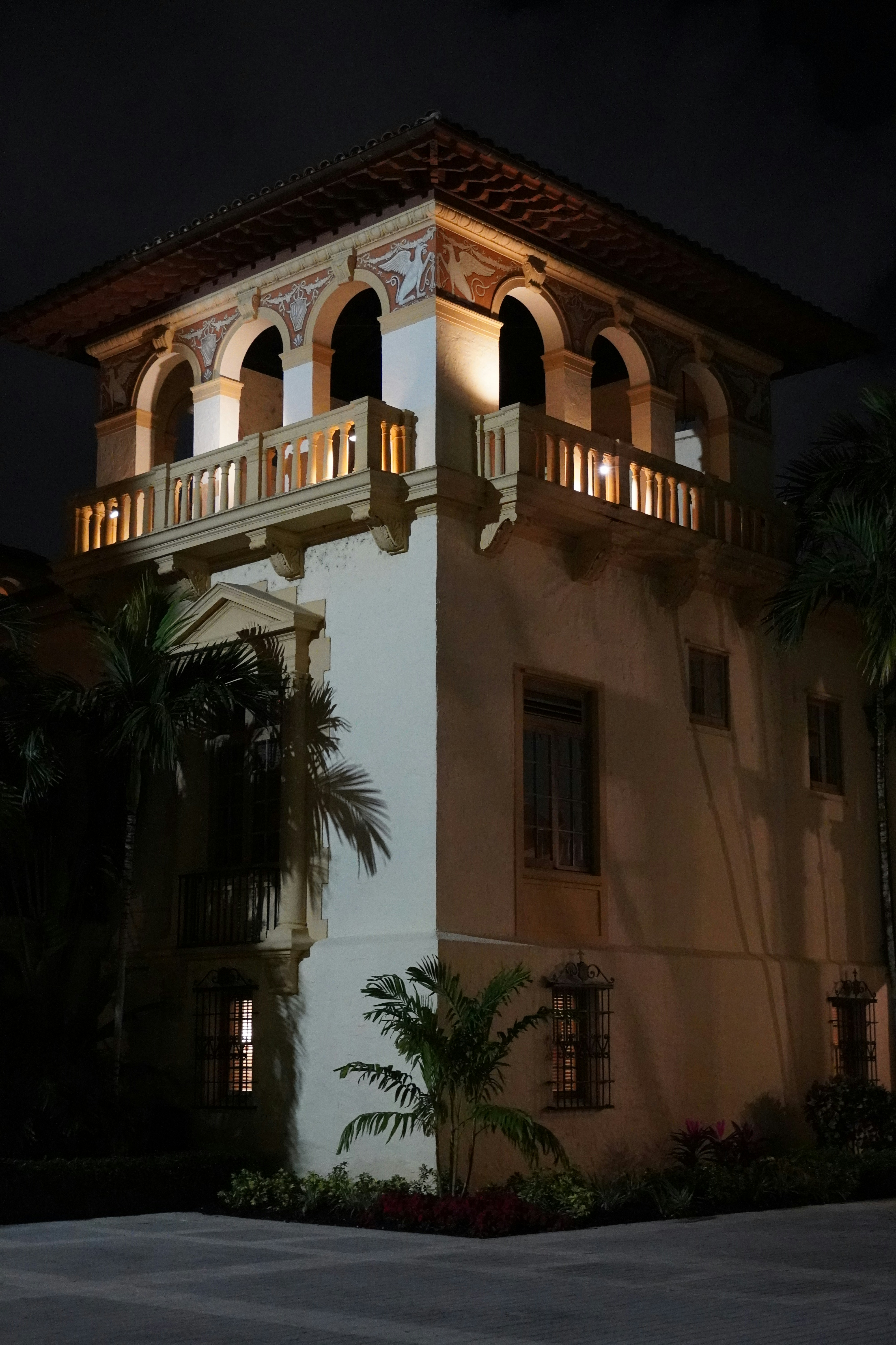 A small wing of the Biltmore Hotel in Miami, Florida.