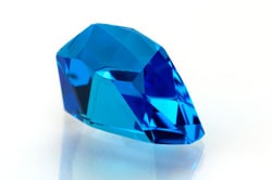 November Birthstone: Blue Topaz in Free Form