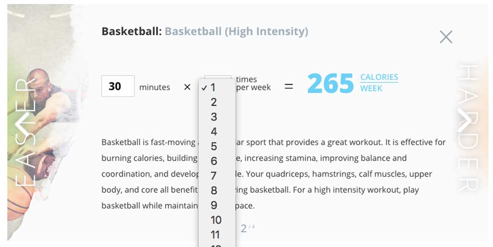 Ancestry exercise report screenshot