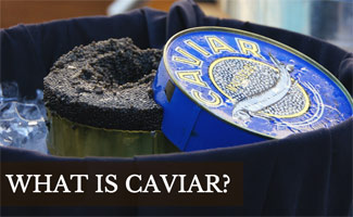 Bowl of caviar