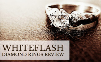 Whiteflash diamond ring